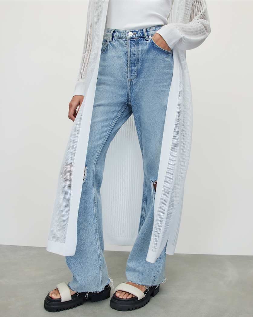 Misha Longline Mesh Cardigan