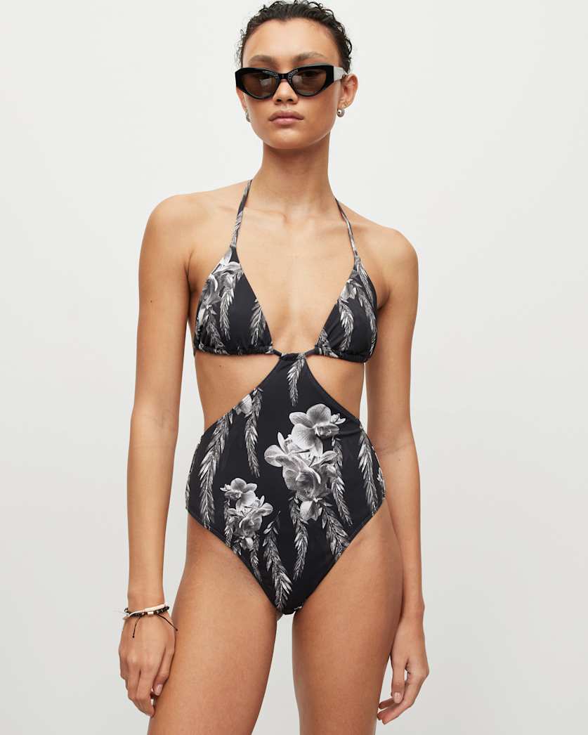 Peri Mia Cut-Out Floral Swimsuit