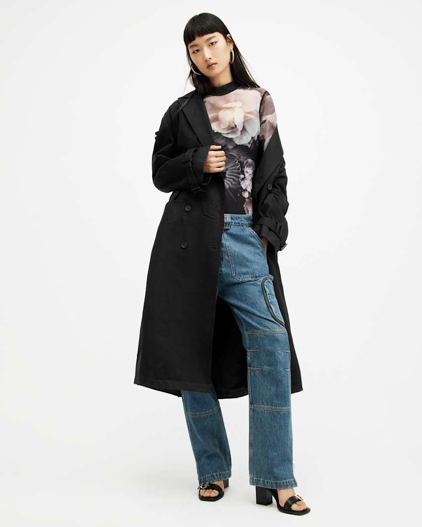 Wyatt Relaxed Fit Belted Trench Coat