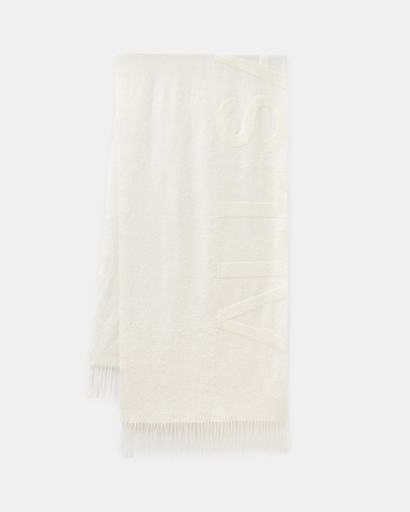Rae Logo Embroidered Scarf