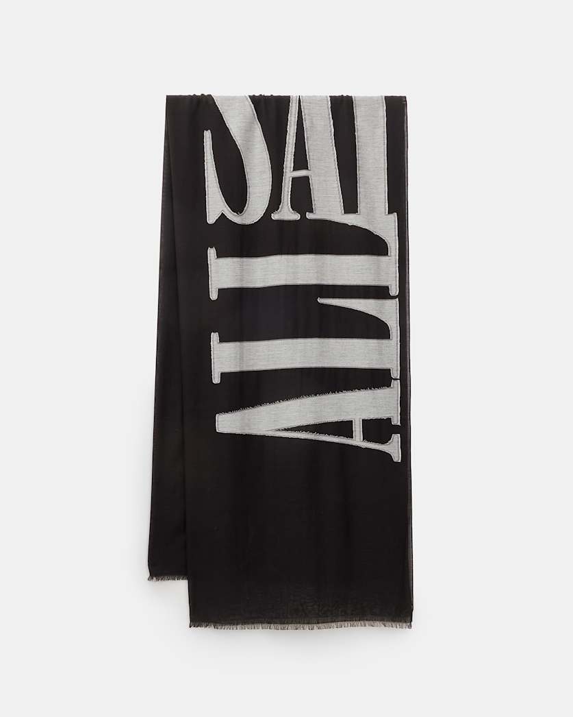 Oppose Large Oblong Logo Scarf