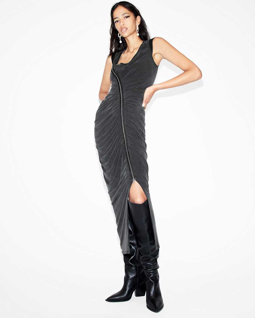 Umbra Draped Zip Slim Fit Dress
