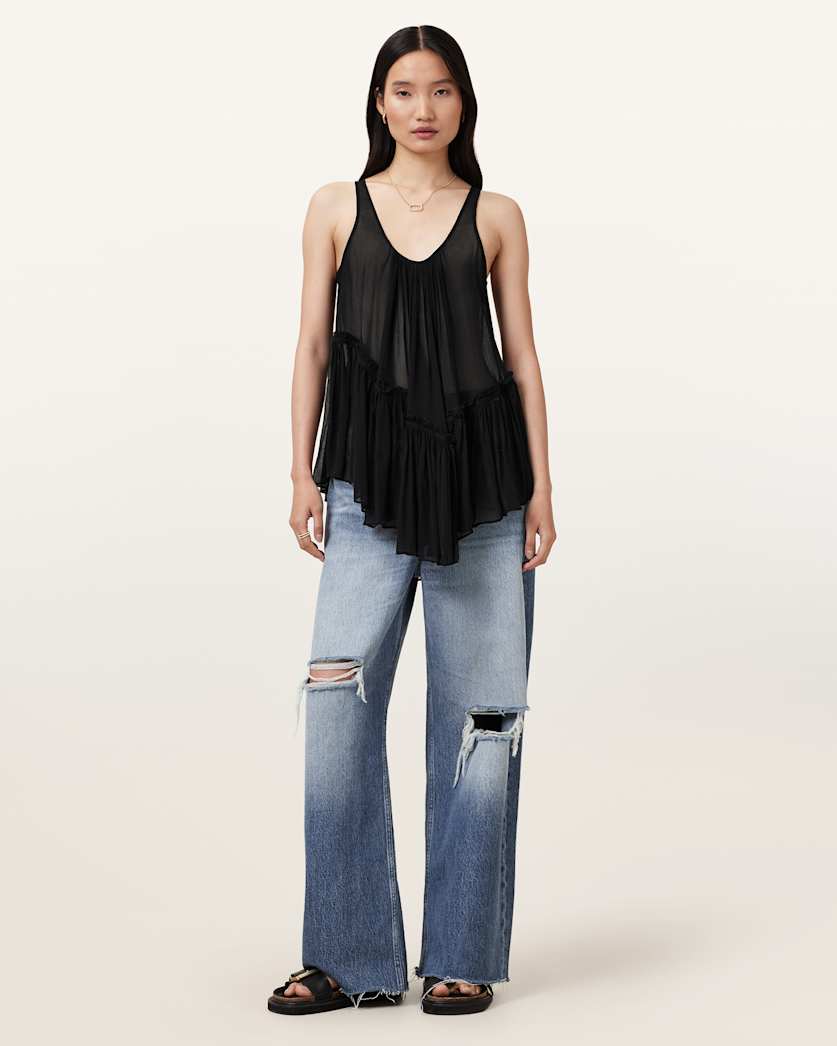 Rach Tiered Sheer Top