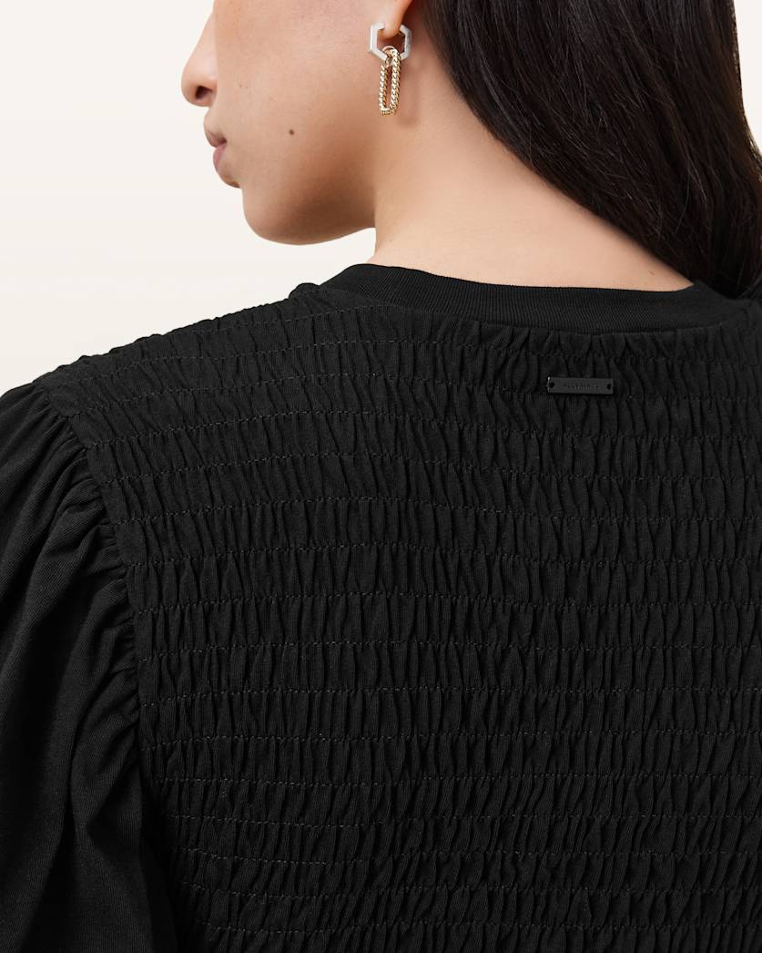 Dael Smocked Slim Top