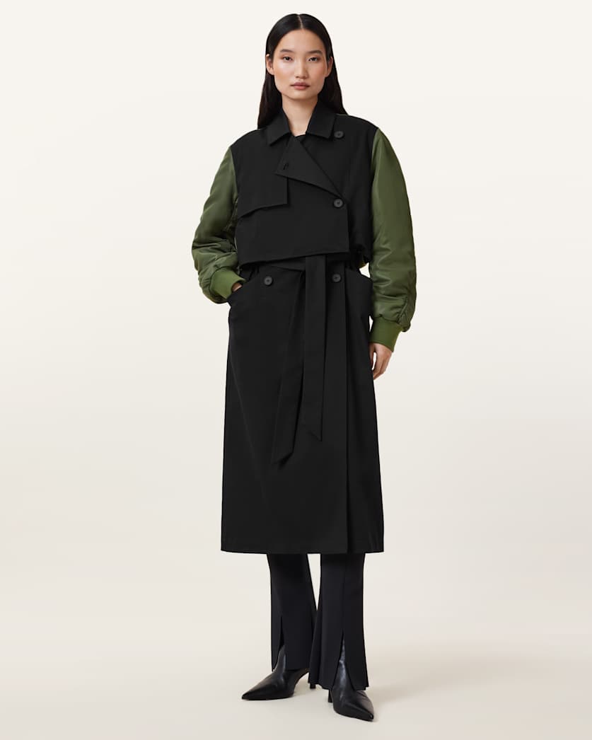 Penni 2-in-1 Trench Bomber Jacket