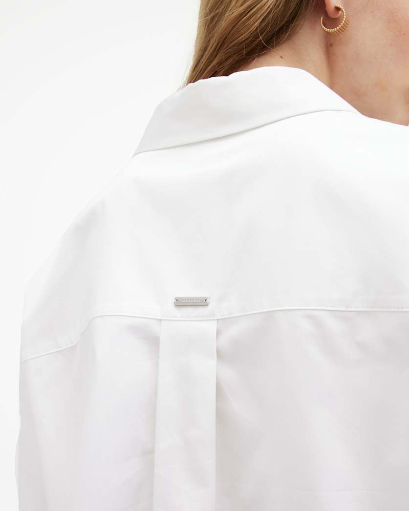 Joanna Relaxed Fit Cropped Shirt