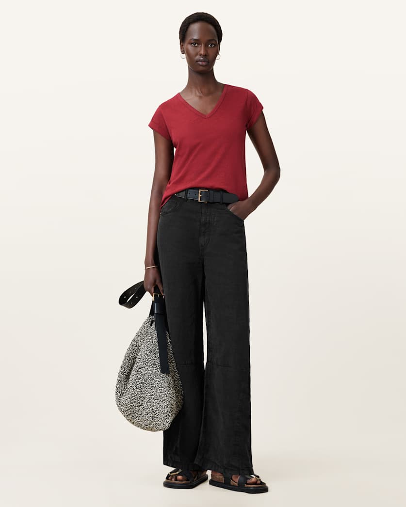 Anna V-Neck Short Sleeve T-Shirt