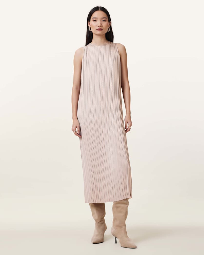 Vittoria 2-In-1 Pleated Midi Dress