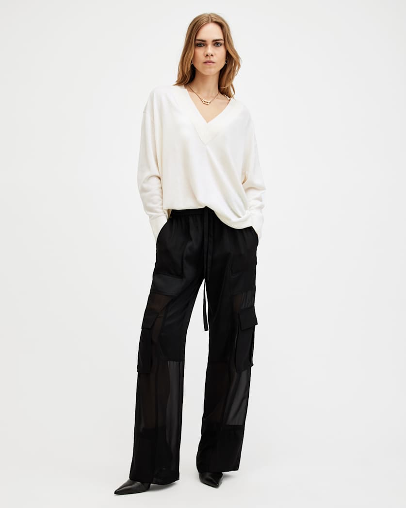Bern Merino Wool V-Neck Jumper
