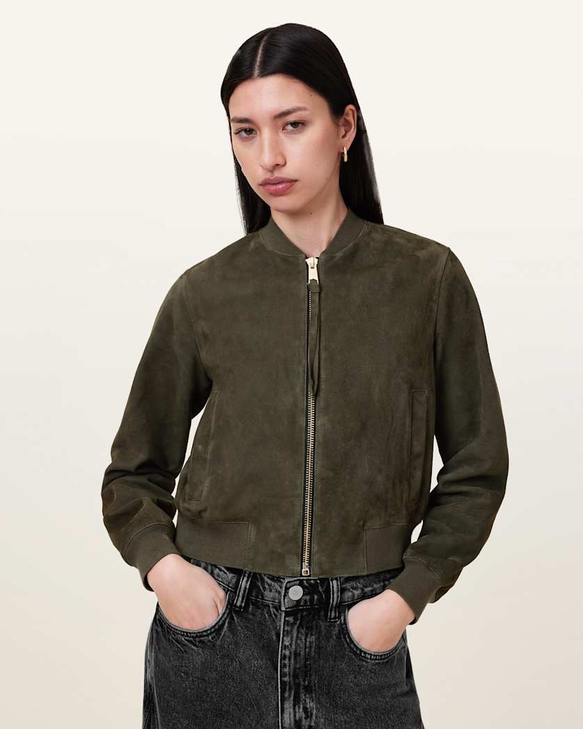 Orten Suede Bomber Jacket