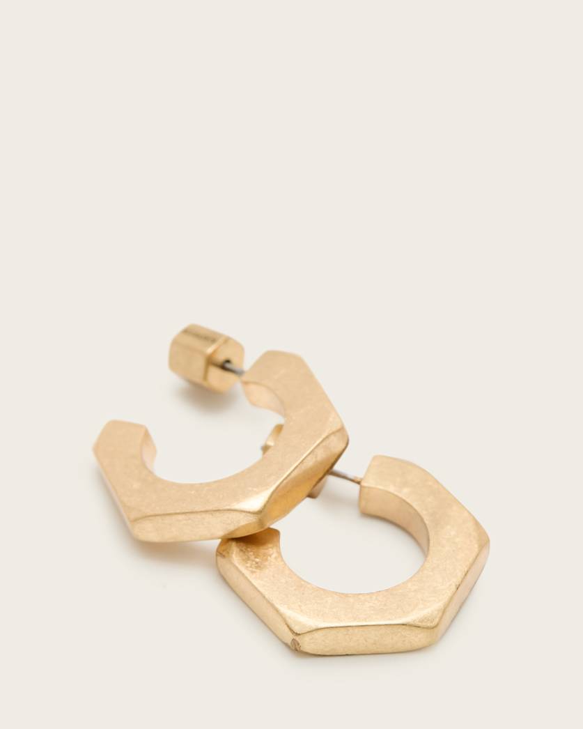 Kira Hex Hoop Earrings