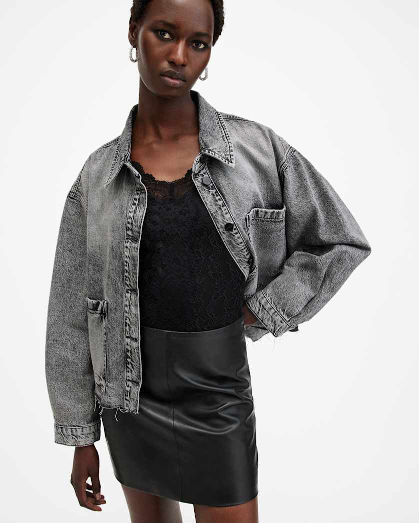 Nicky Oversized Denim Shirt Jacket