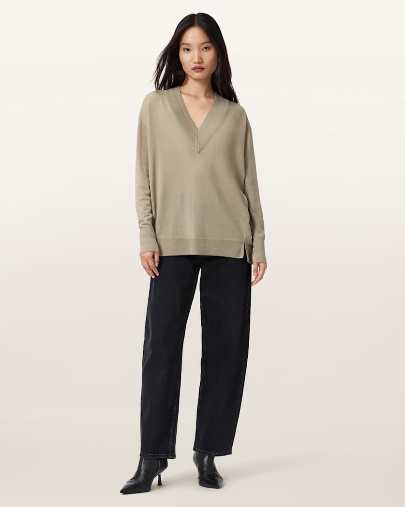 Bern V-Neck Wool Jumper