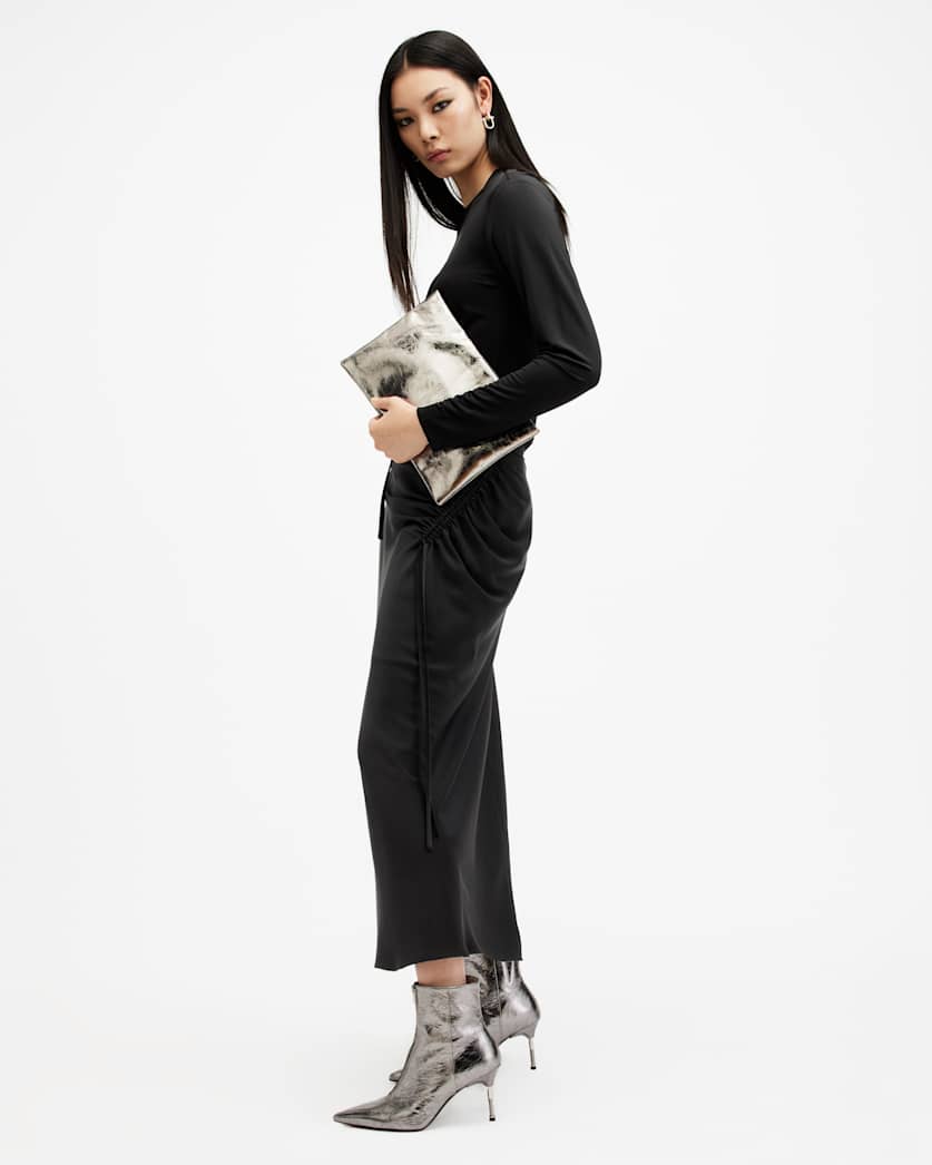 Alexia Gathered Maxi Skirt