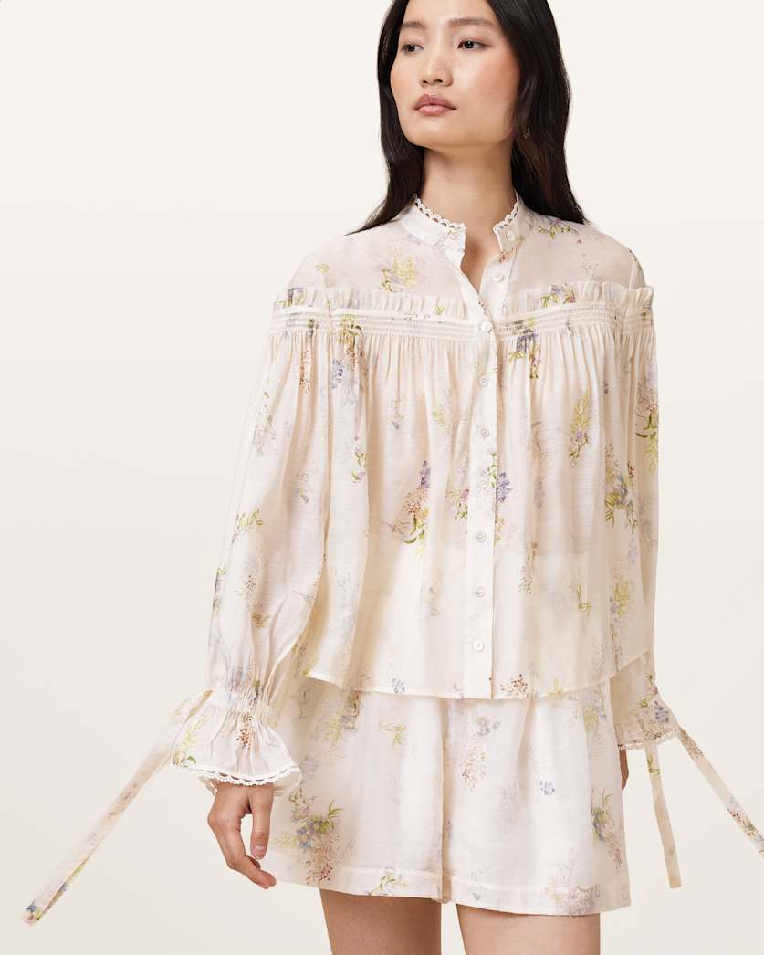 Delphine Floral Print Shirt