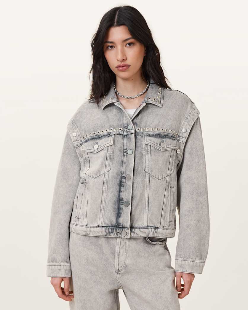 Chlo Studded Denim Jacket