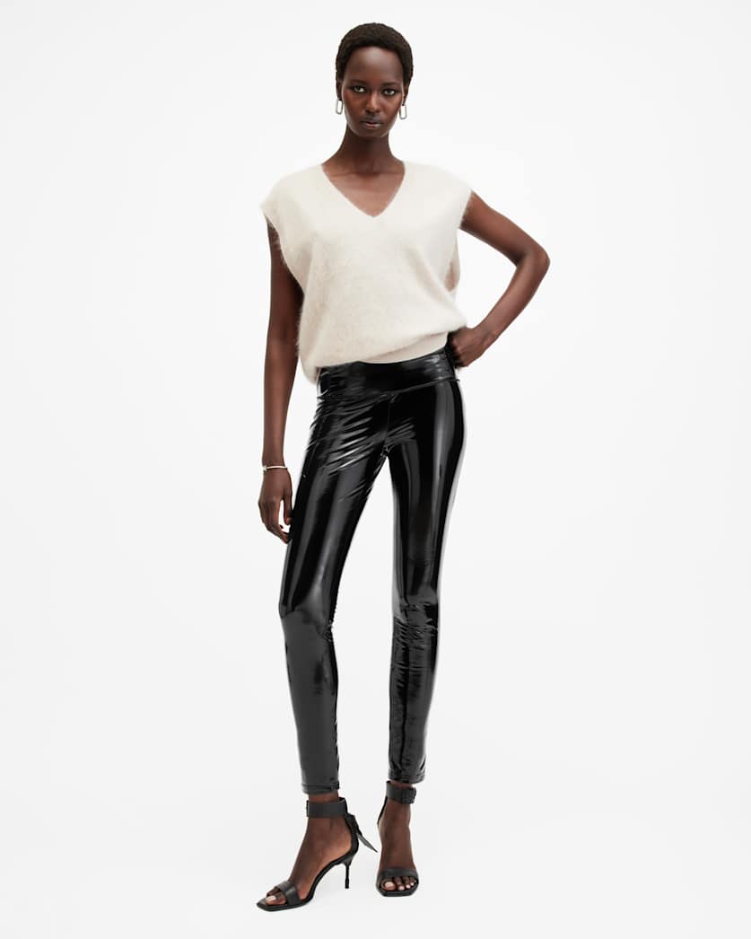 Cora High-Rise Shine Leggings