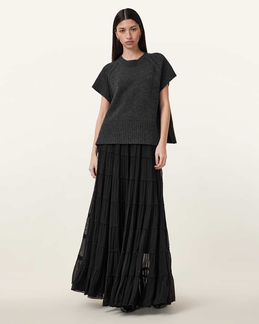 Eva Tiered Maxi Skirt