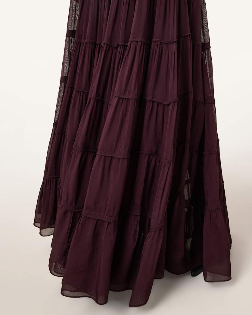 Eva Tiered Maxi Skirt