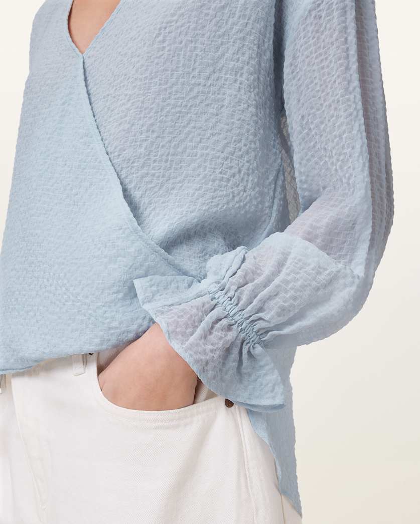 Penny Seersucker Top