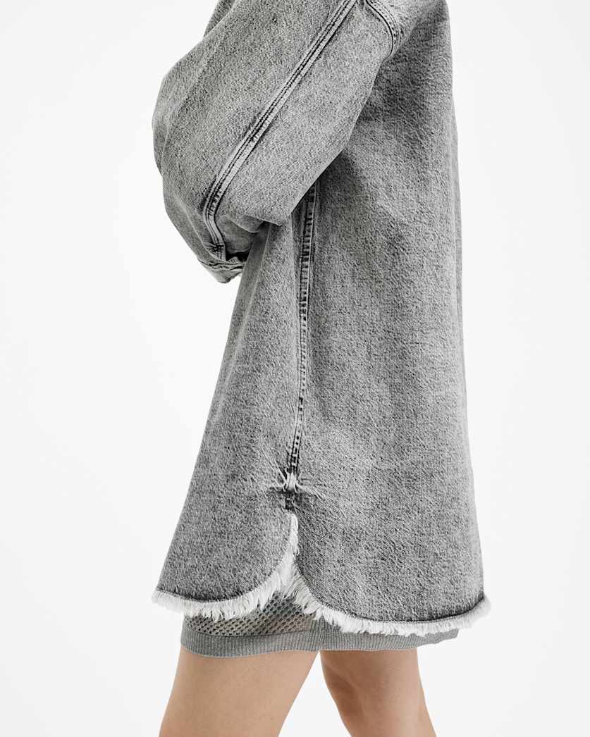 Lily Oversized Denim Shacket Dress