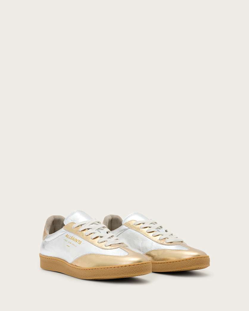 Thelma Metallic Low Top Trainers