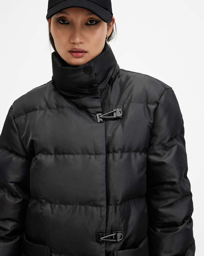 Allana Funnel Neck Recycled Puffer Jacket