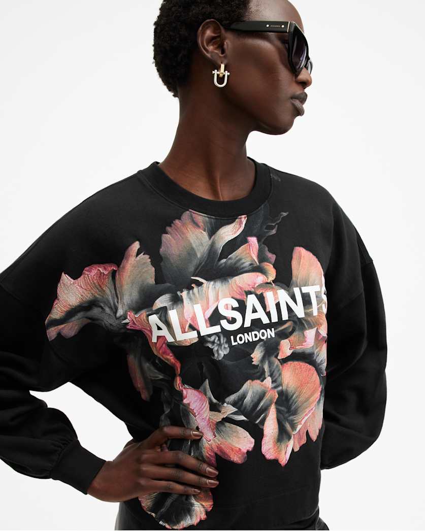 Fleurir Lila Oversized Sweatshirt