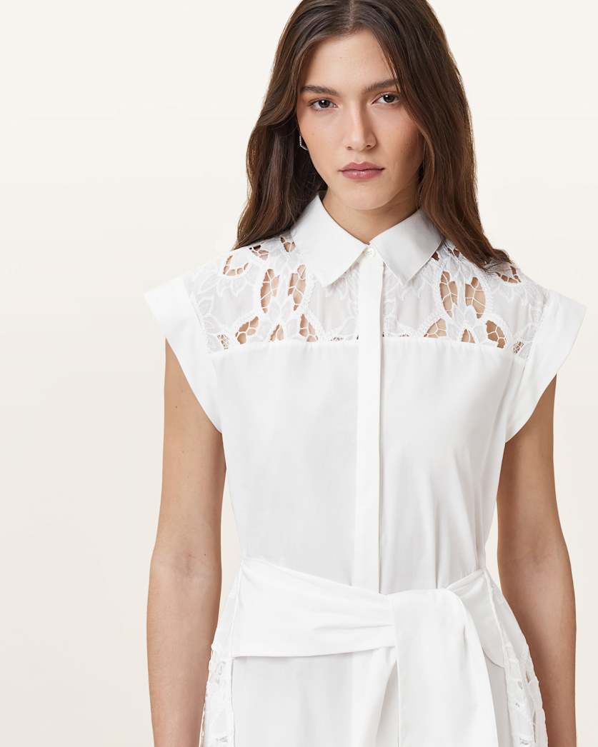 Zola Broderie Anglaise Mini Dress