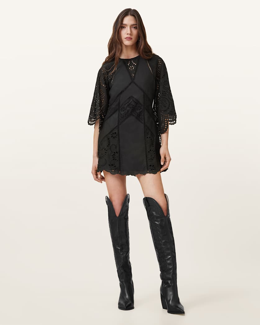 Luci Broderie Mini Dress