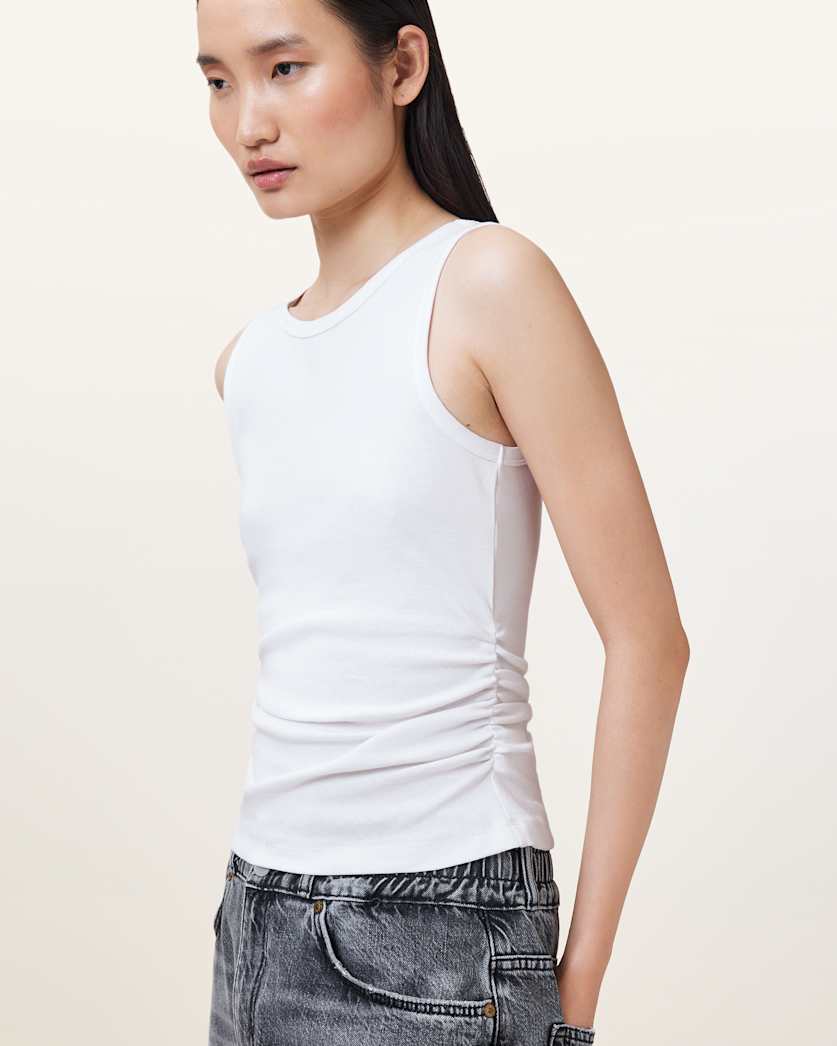 Katarina Boat Neck Slim Fit Tank Top