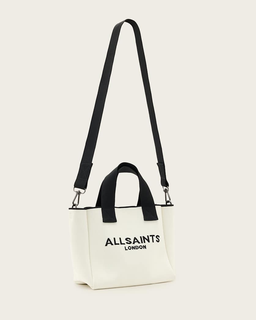 Izzy Logo Print Knitted Mini Tote Bag