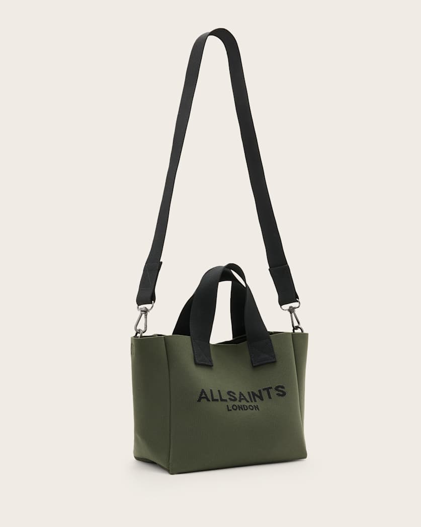 Izzy Logo Print Knitted Mini Tote Bag