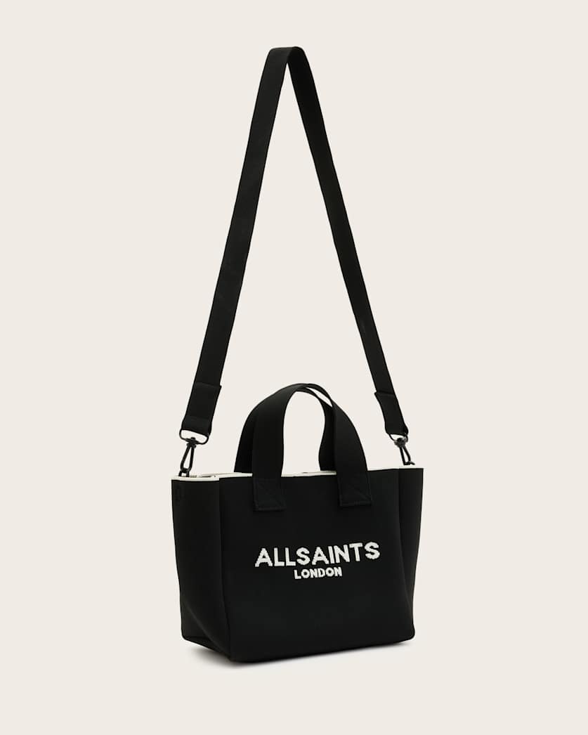 Izzy Logo Print Knitted Mini Tote Bag