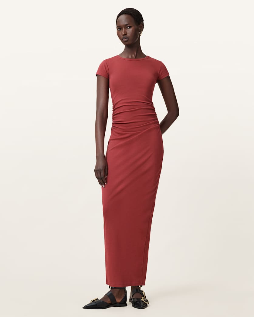 Katarina Short Sleeve Slim Fit Midi Dress