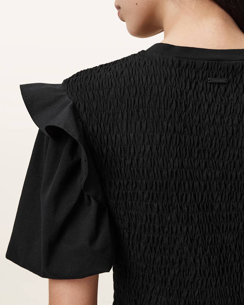 Ode Puff Sleeve Midi Dress