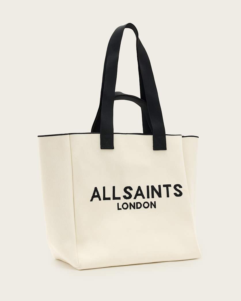 Izzy Large Logo Knitted Tote Bag