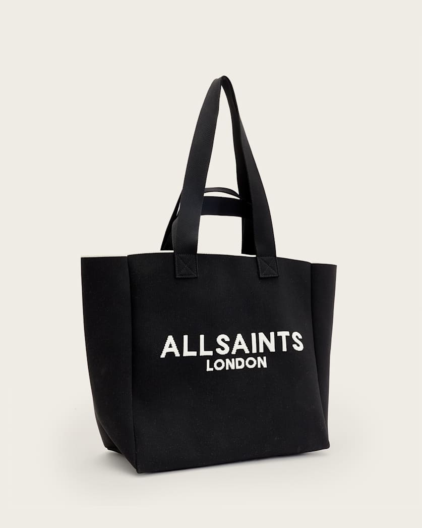 Izzy Large Logo Knitted Tote Bag