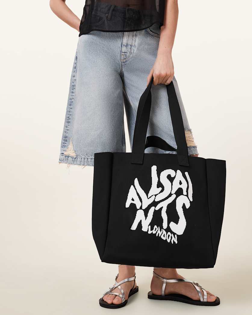 Izzy Orlando Logo Knitted Tote Bag