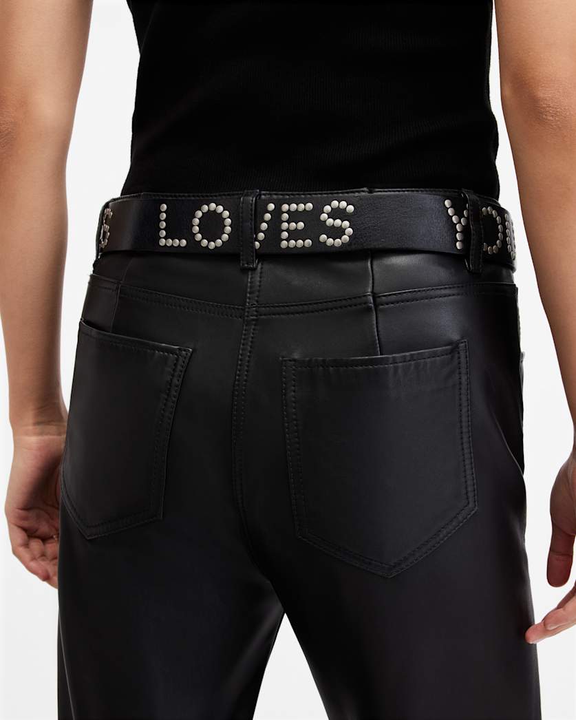 Jesus Loves Studded Belt