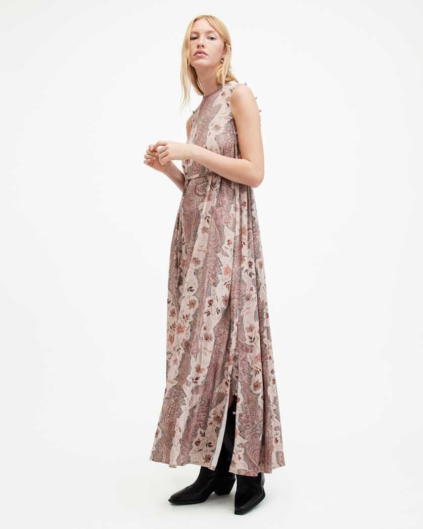 Susannah Cascade Paisley Maxi Dress