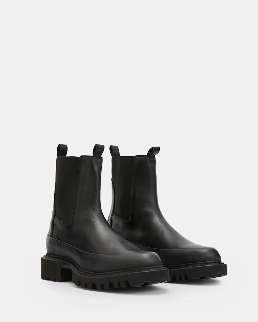 Harlee Chunky Leather Boots