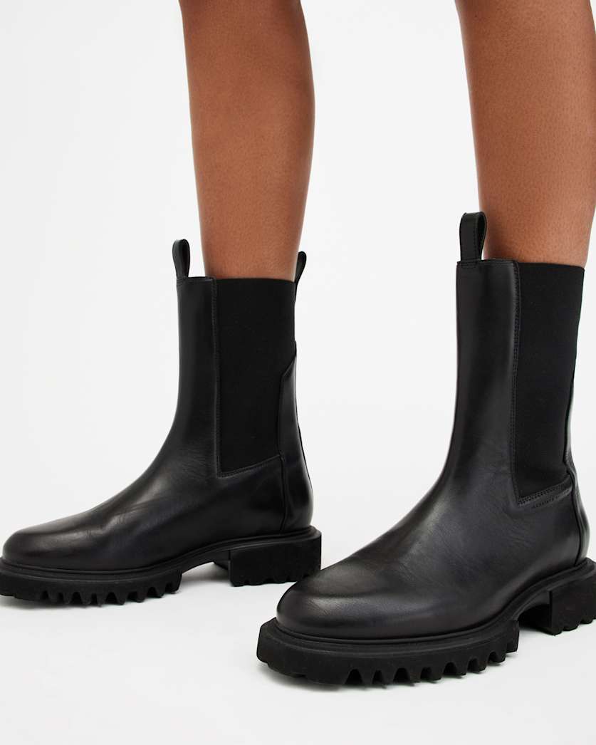 Hallie Leather Boots