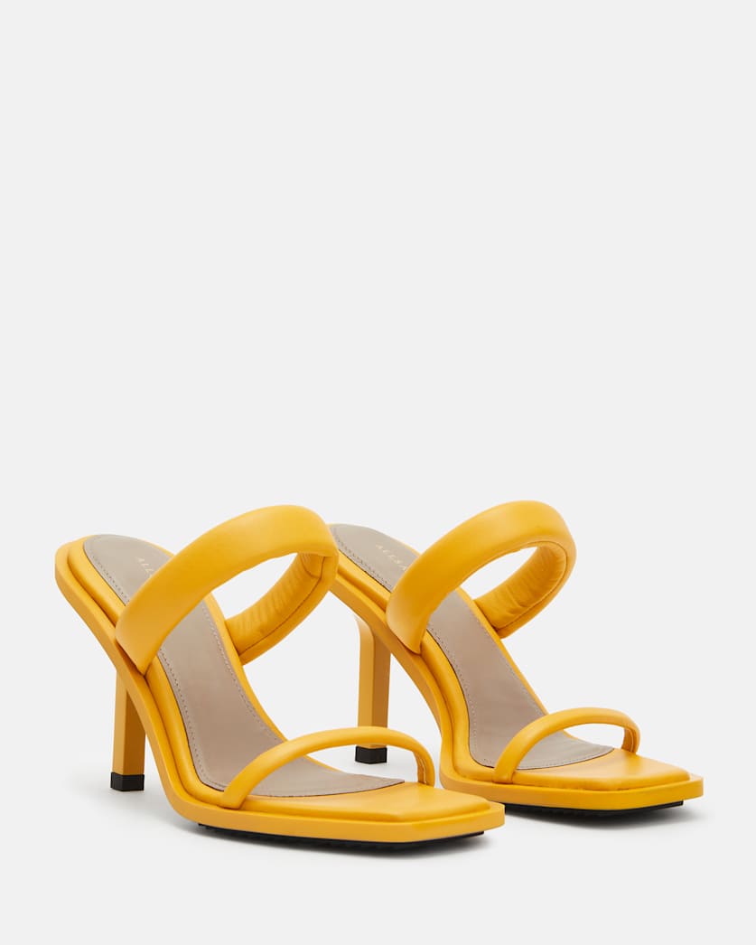 Ava Leather Heeled Sandals