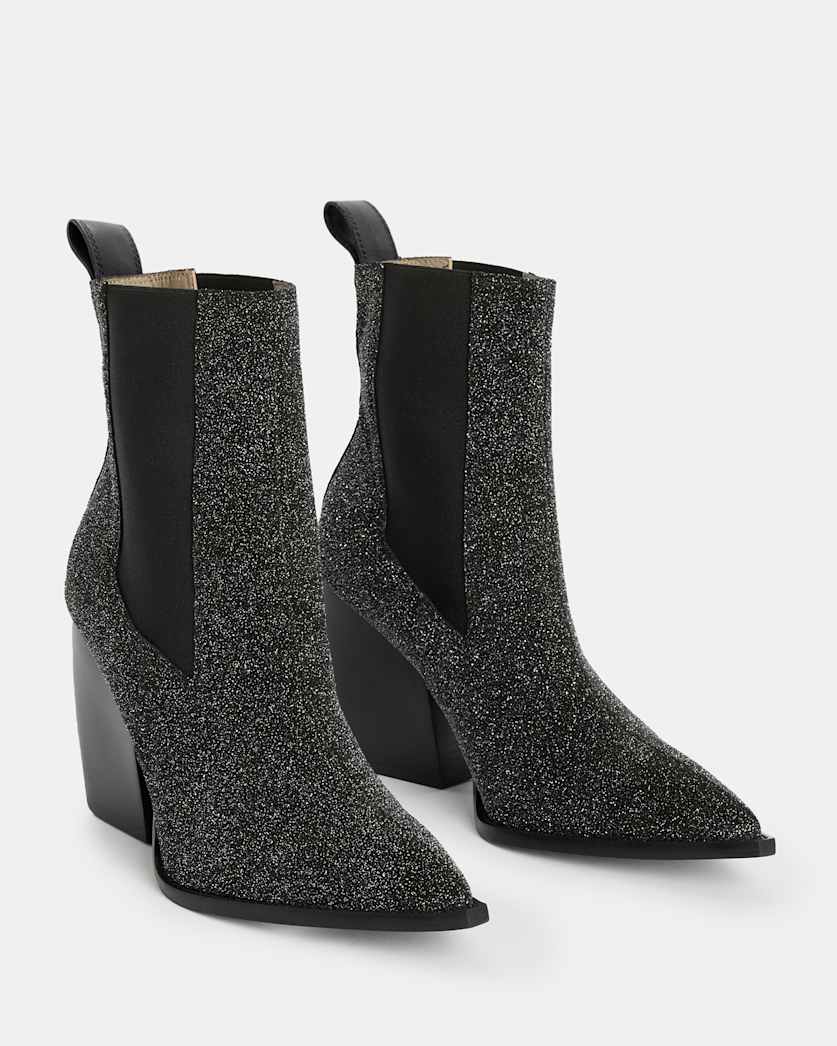 Ria Sparkle Leather Boots