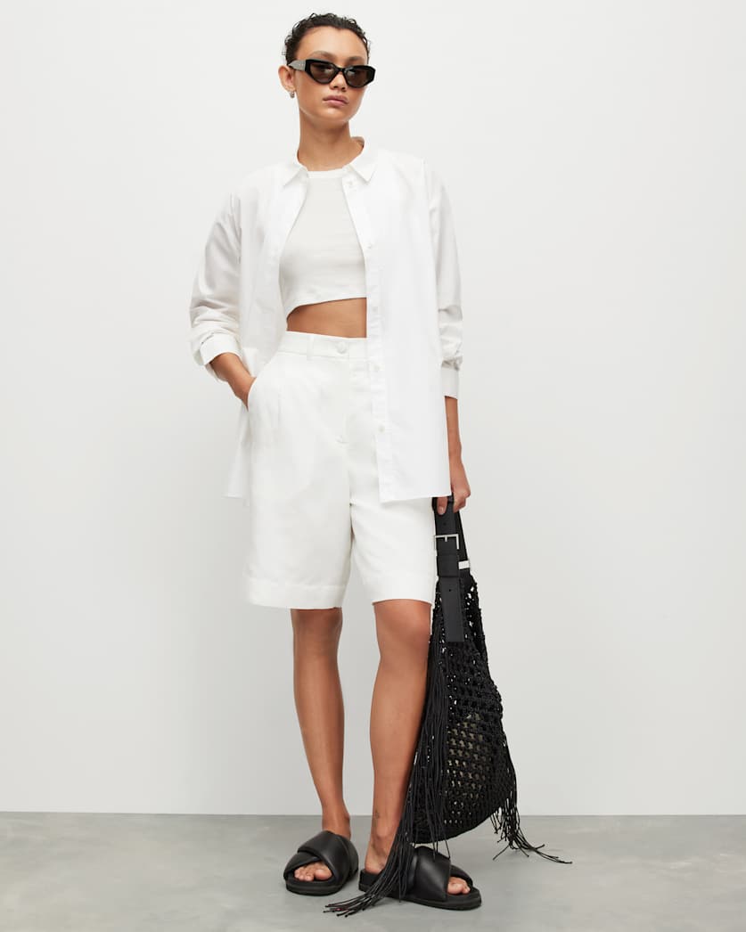 Sasha Oversized Split Hem Shirt