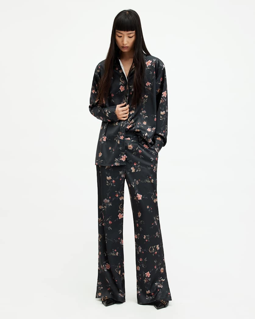 Louisa Tanana Floral Print Relaxed Shirt