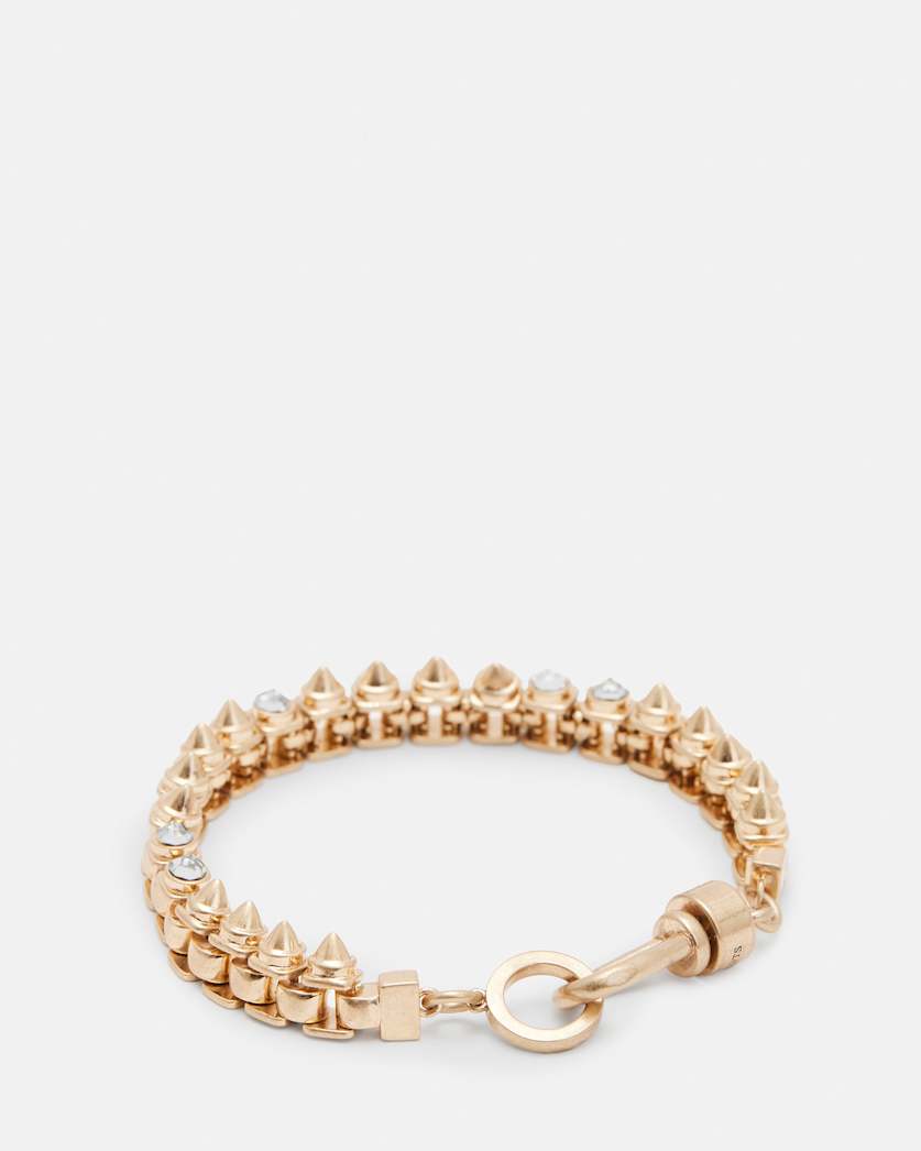 Bobbie Box Chain Studded Bracelet