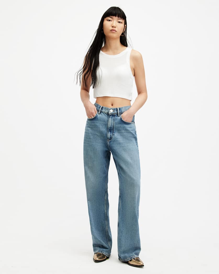 Rina Cropped Sleeveless Tank Top