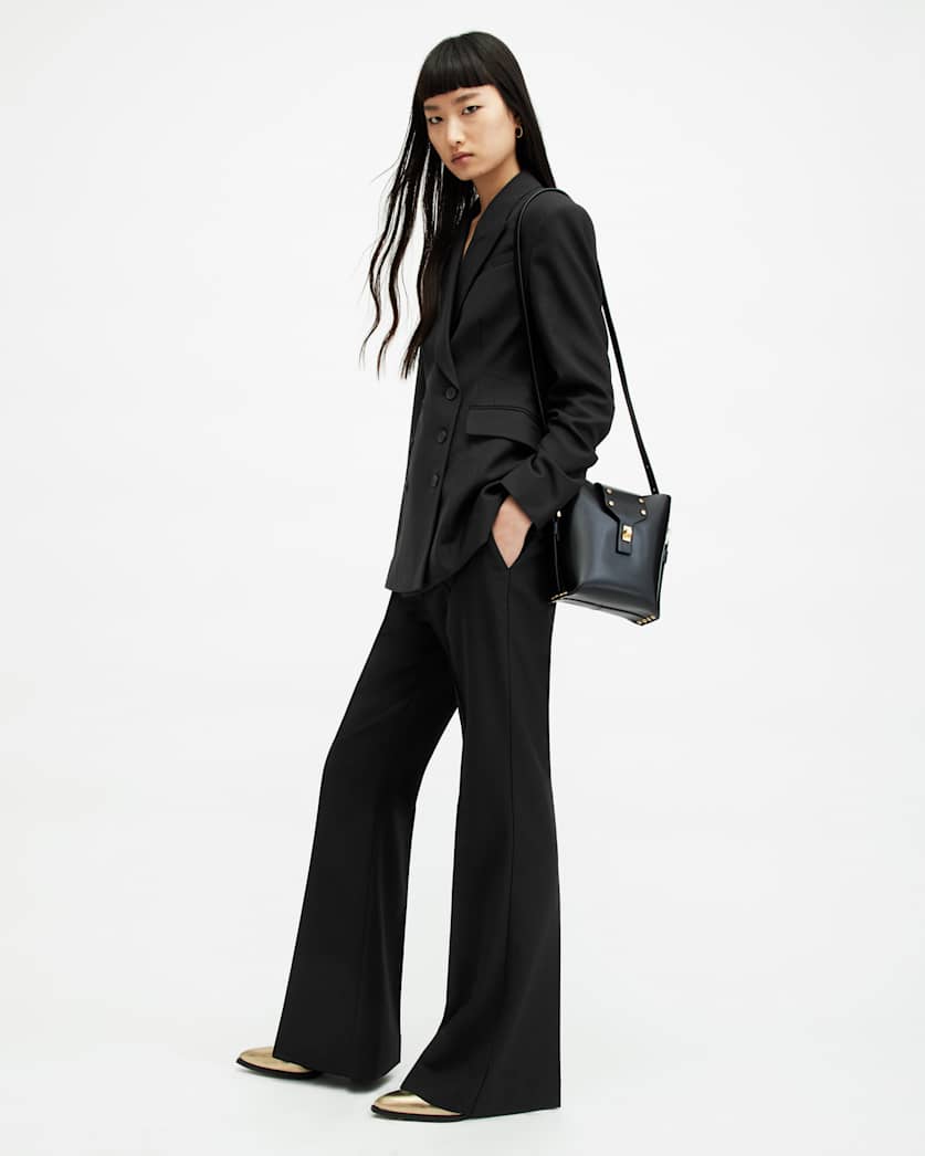Sevenh Cinched Waist Slim Fit Blazer